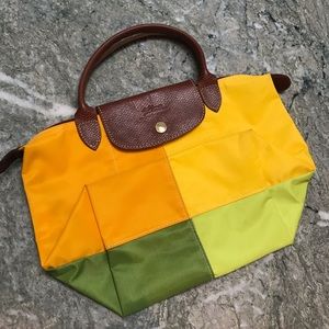 Multi-Color Longchamp Mini Le Pilage Tote